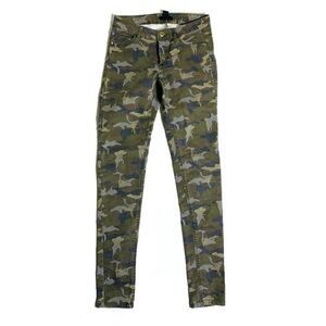 H&M camouflage‎ skinny jeans